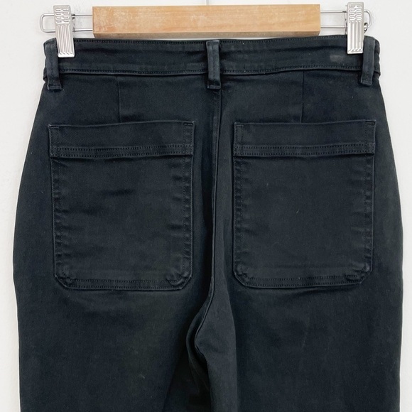 Everlane Black The Slim Leg Crop Regular Denim Jeans Size 2 - Picture 7 of 16